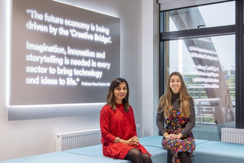 Founders Tanuvi Ethunandan and Erin Morris Founders Tanuvi Ethunandan and Erin Morris
